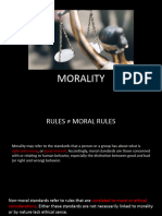 Morality and Its Characteristics