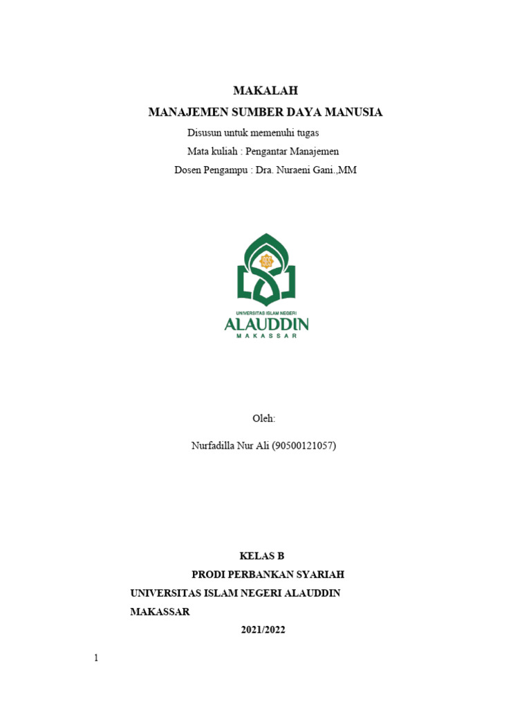 Manajemen SDM: Konsep dan Proses | PDF