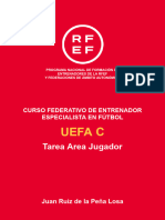 Tarea Area Jugador Uefa C 3ed - Juan Ruiz de La Peña Losa