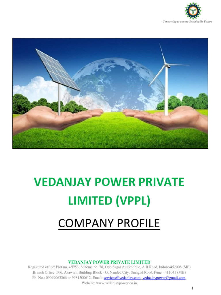 VPPL Profile | PDF | Solar Power | Photovoltaic System