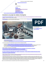 Construire Son Projet de Création D'entreprise