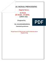 Ec3492 - Digital Signal Processing-511562757-Digital Signal Processing