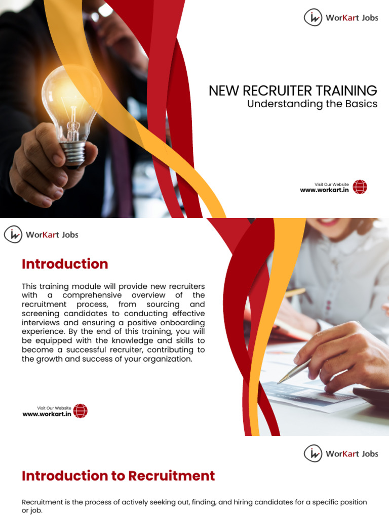 New Recruiter Training Pdf Recruitment Employee Retention