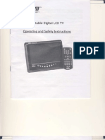 Digital Prism Portable LCD TV Manual