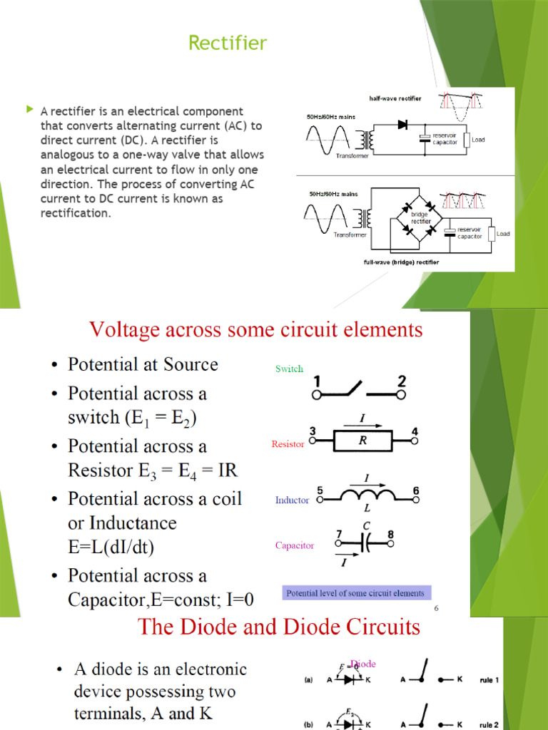 Notes for Single Phase and Three Phase Rectifier PDF