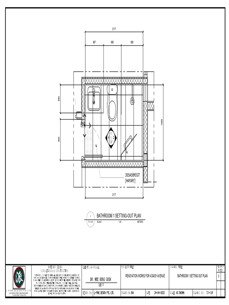 Bathroom Renovation Plans for 4 Daisy Ave | PDF