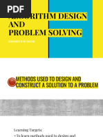 Unit-7 Algorithm Design Problem Solving Part2