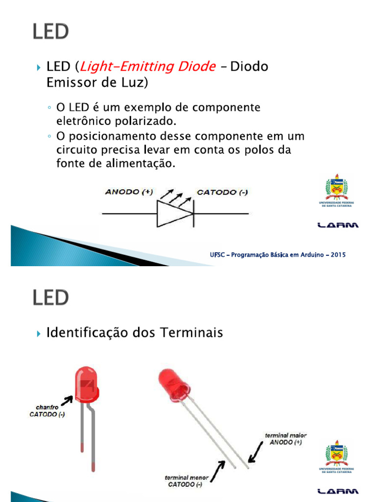 Oficina de Robótica - Arduino Aula 6 | PDF