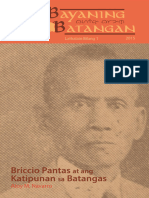 Briccio Pantas at Ang Katipunan Sa Batan
