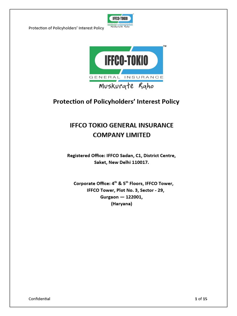 Policyholder Protection Guide | PDF | Insurance | Policy