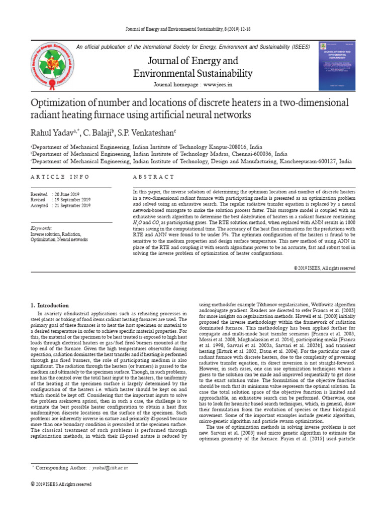 Optimizing Heater Configurations in Furnaces | PDF | Mean Squared Error ...