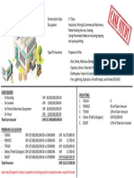 Property All Risk (Simulation Sample)