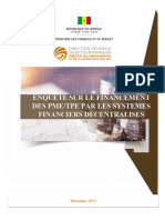 Enquete Financement PME Par Les SFD - Decembre 2023