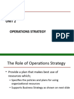 Unit 2 - Operations Strategy
