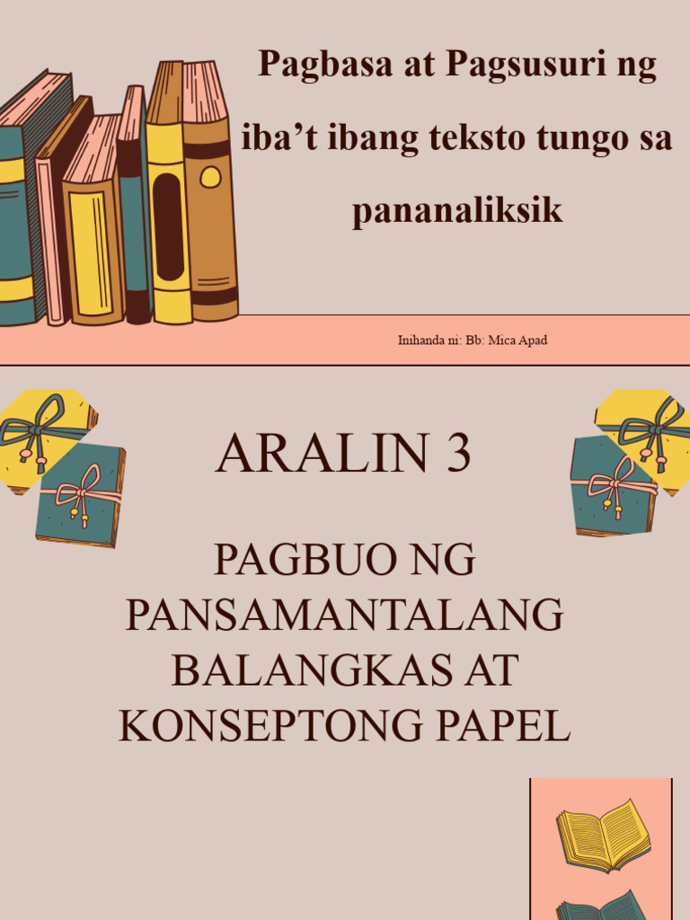 Pap Aralin 3 | PDF