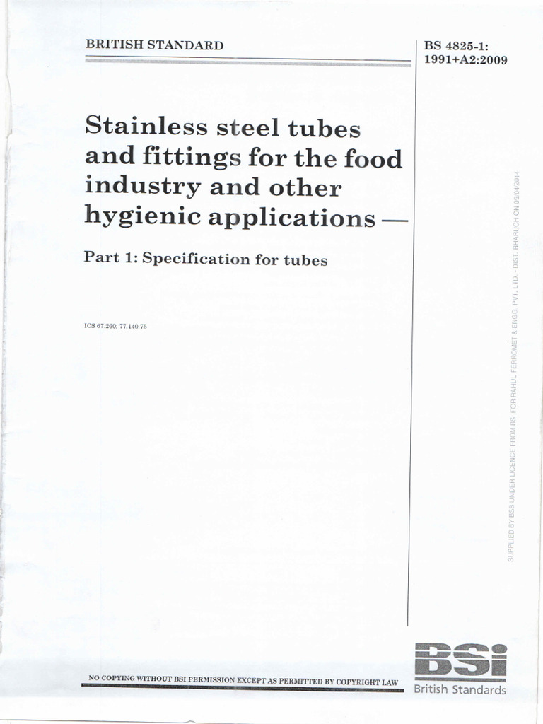 BS 4825-1 | PDF