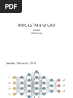 RNN, LSTM, Gru