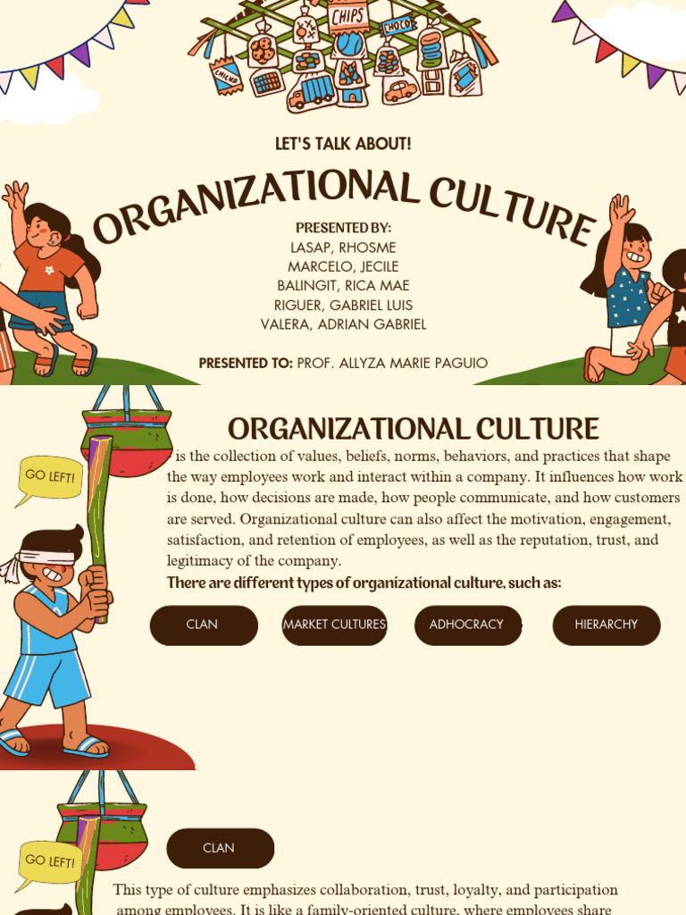 Understanding Organizational Culture Types | PDF | Organizational ...