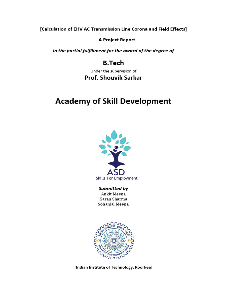 ASD Intern Project Report | PDF | Electrical Breakdown | Electricity