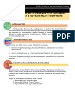 Lesson 7 Management of Patients With Coronary Vascular and Ischemic Heart Disorders Course Pack 1