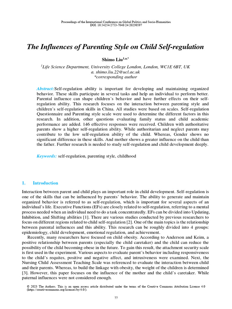 the-influences-of-parenting-style-on-child-self-re-pdf-emotional