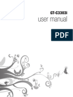 User Manual: GT-C3303i