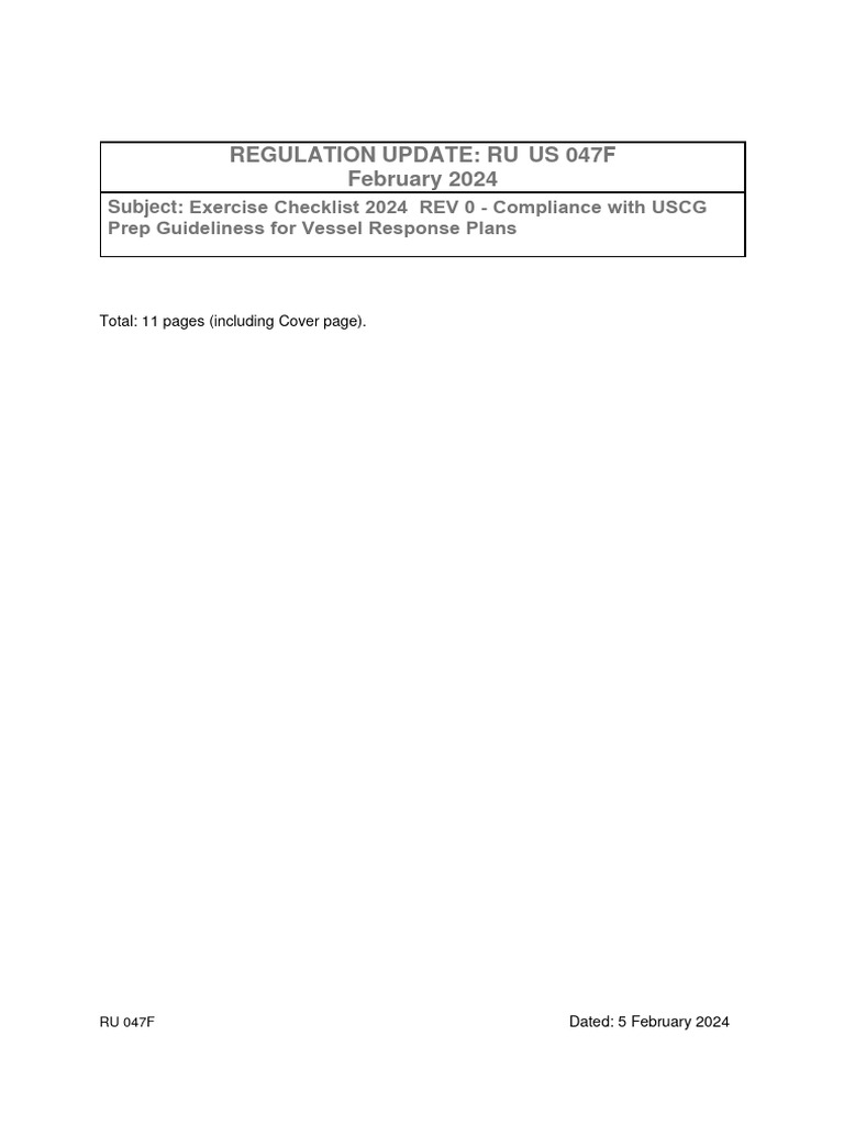 QI Notification Drill Compliance Guide | PDF | Marine Salvage | Oil Spill