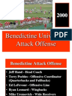 2000 Benedictine University Attack Option Offense - 26 Slides