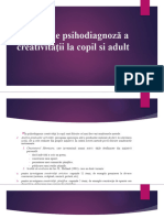 Metode de Stimulare A Creativitatii La Adulti Si Copii