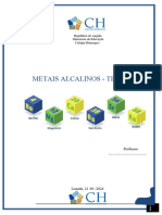 Metais Alcalinos - Terrosos