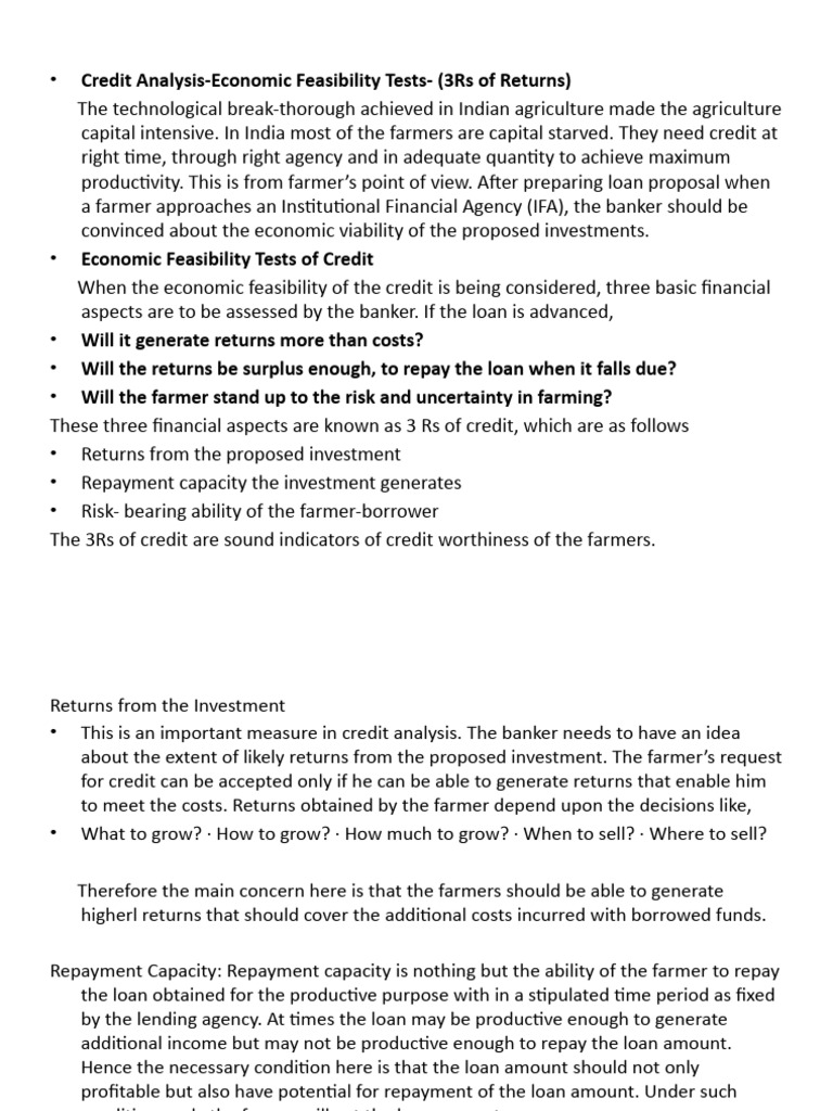 Credit Analysis | PDF | Risk | Expense