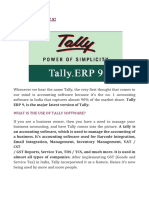 What Is Tally Erp 9