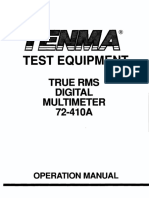 Tenma 72-410a Digital Multimeter