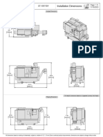 Machine Layout Drawing Installation Dimensions: ST-10Y/15Y