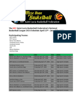 2024 NBL Tournament Schedule & Fixtures