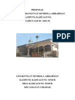 Proposal Masjid Arrahman Kaduagung Timur