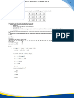 Pengantar Statistik Sosial (Tugas 1)