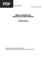Uma Filosofia de Arquivos Audiovisuais