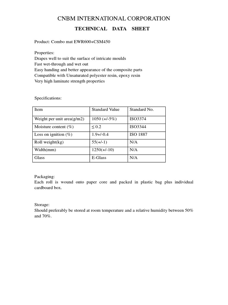 ewr600-csm450-combo-mat-technical-data-pdf-science-mathematics