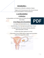 Exposé SVT Sur de La Fécondation À L'accouchement - Copie