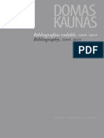 Domas Kaunas Bibliografijos Rodykle 2019