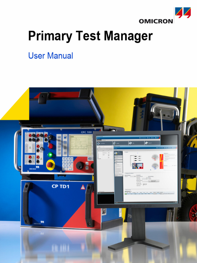 Primary Test Manager User Manual | PDF | Safety | Transformer