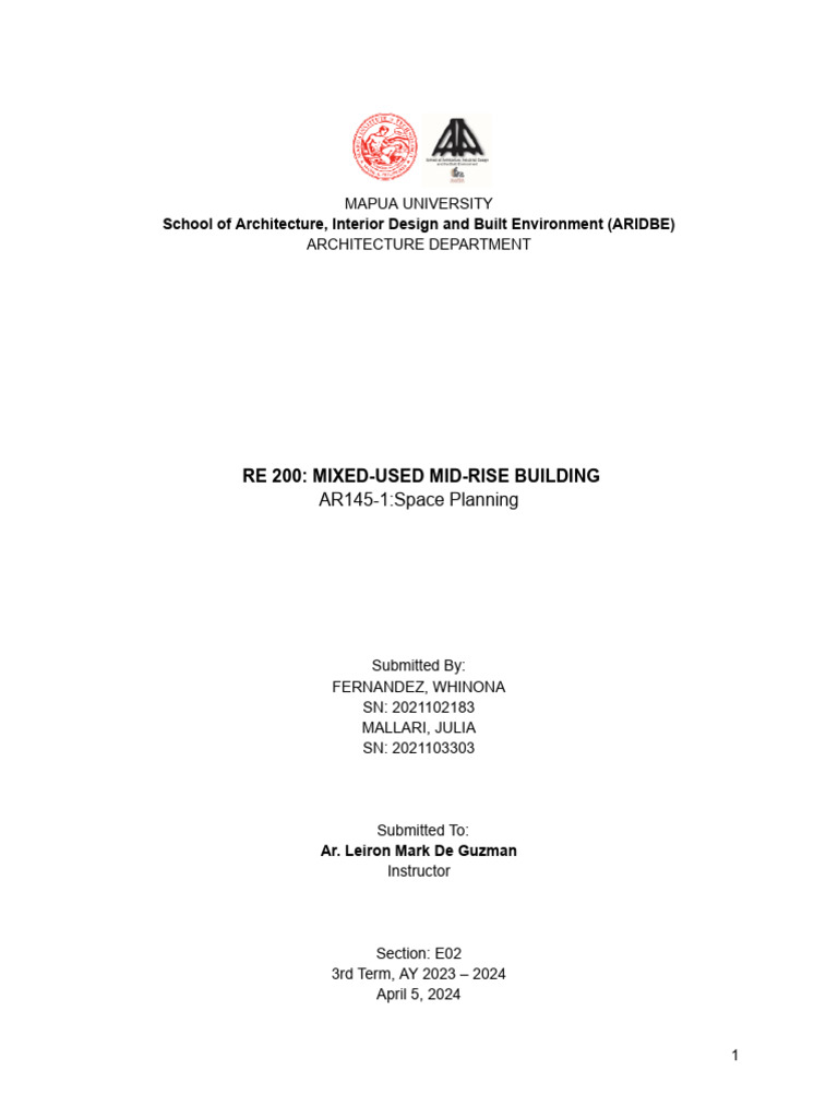 Mid-Rise Mixed-Use Building Guidelines | PDF | Parking | Zoning