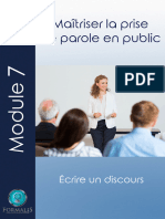 Formalis - Prise de parole en public - Module 7