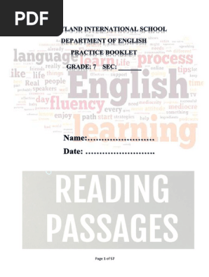 GL Assessment English Practice LARGE BOOKLET