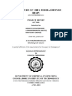 THESIS;Production of Urea,Formaldehyde &amp; Urea Formaldehyde Resin