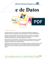 I Informatica BTP Parte 5 BASE DE DATOS