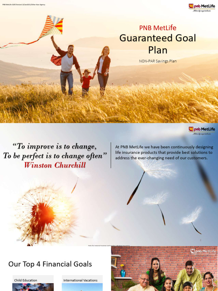 PNB MetLife Guaranteed Goal Plan | PDF | Insurance | Income