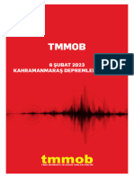 Tmmob 6 Şubat 2023 Kahramanmaraş Depremleri̇ Raporu