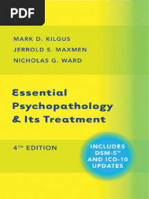 Essential Psychopathology Its Treatment